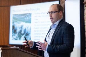 Sam Fawcett Presenting at Carbon to Sea Annual Convening