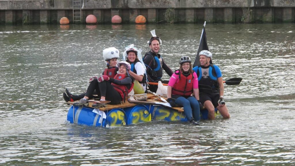 PML at the Totnes Raft Race, 2014