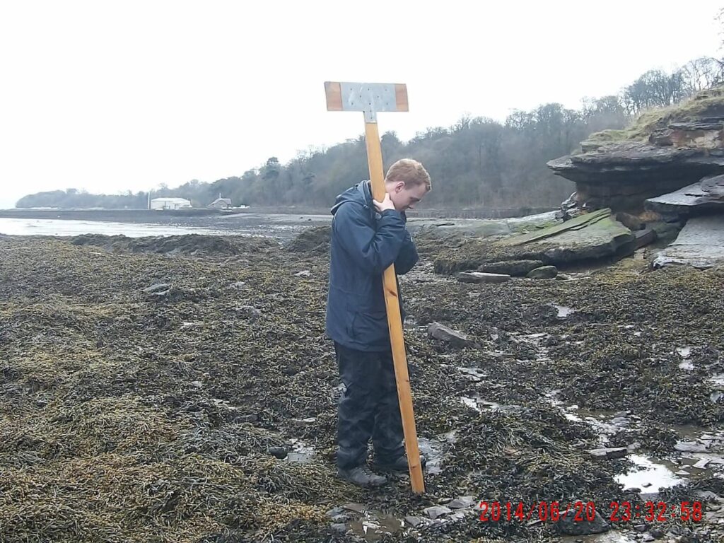Gradient Measuring at the beach | Fieldwork